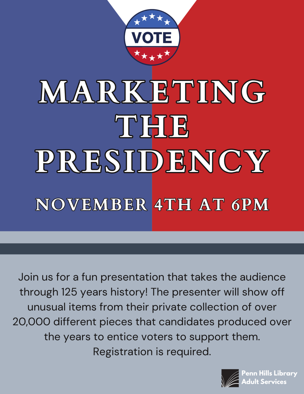 marketing the presidency flyer