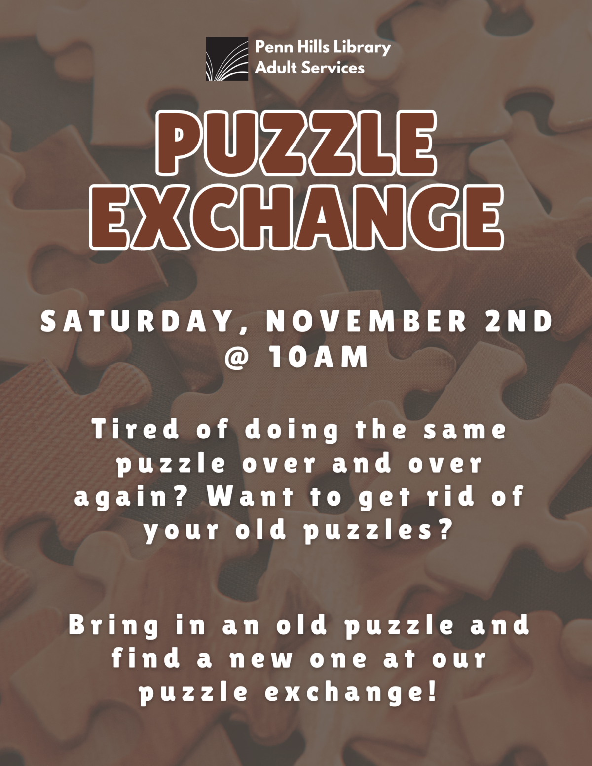 November Puzzle Exchange Flyer