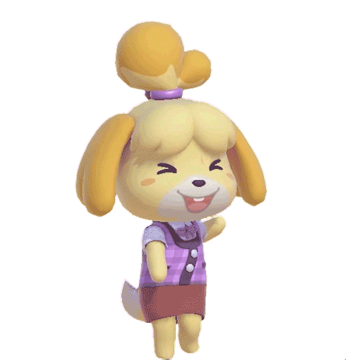 Isabelle dancing gif