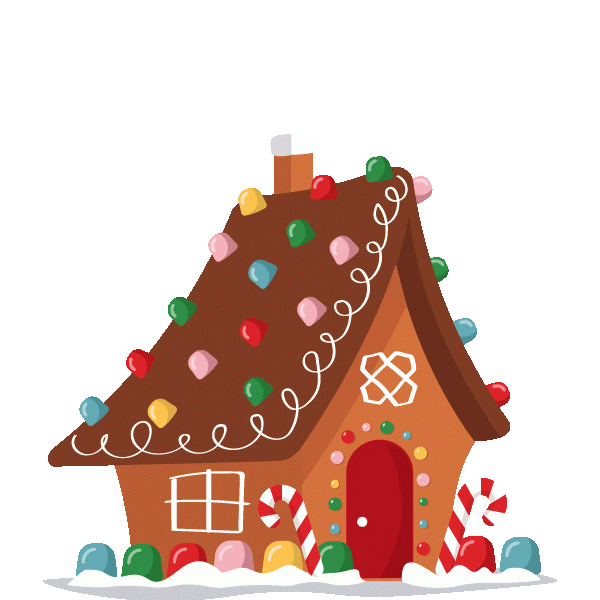 Gingerbread house gif