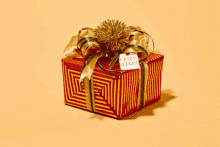 Wrapping present gif