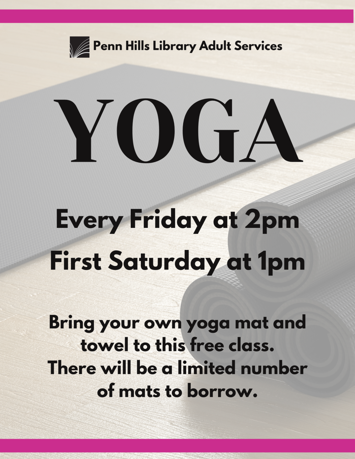 yoga flyer