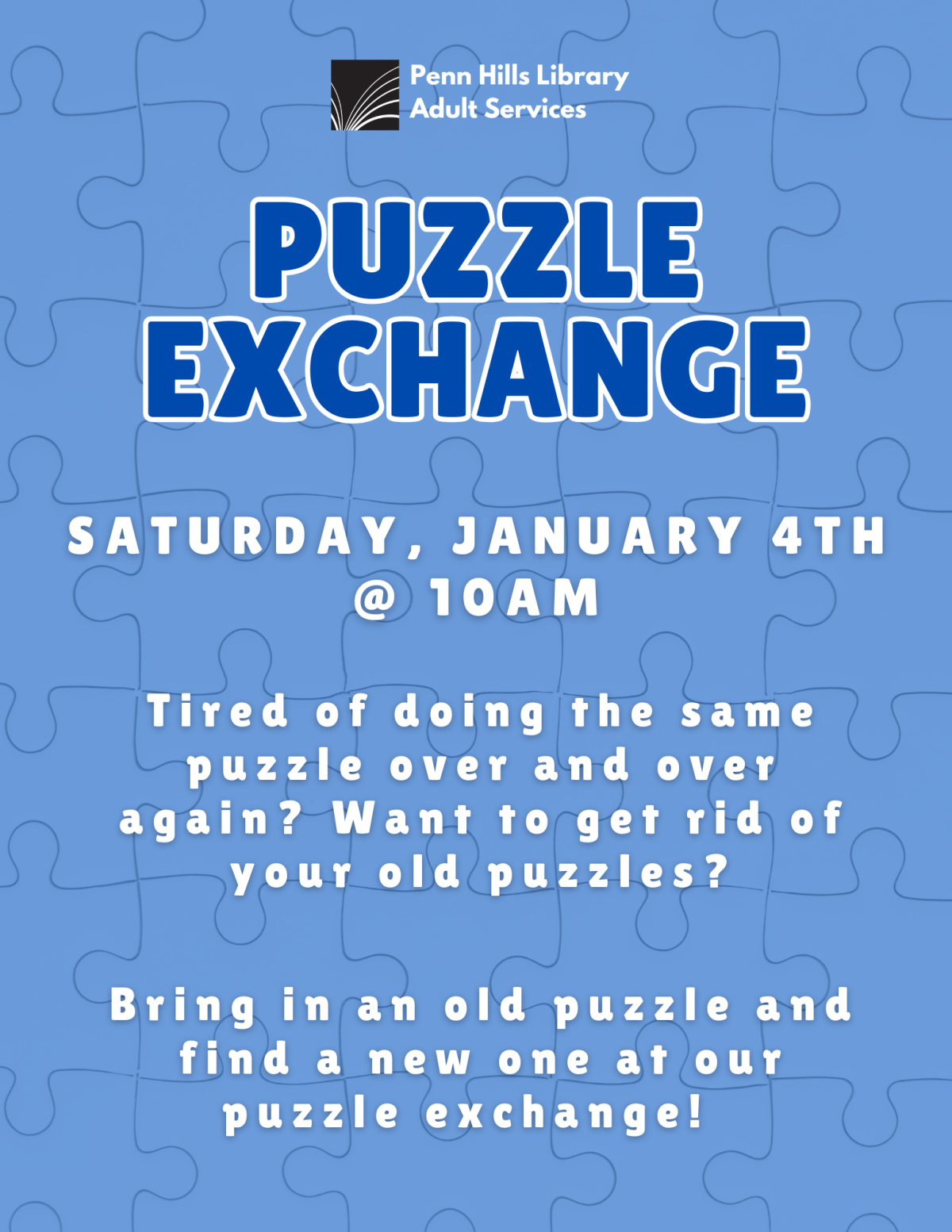 puzzle exchange flyer