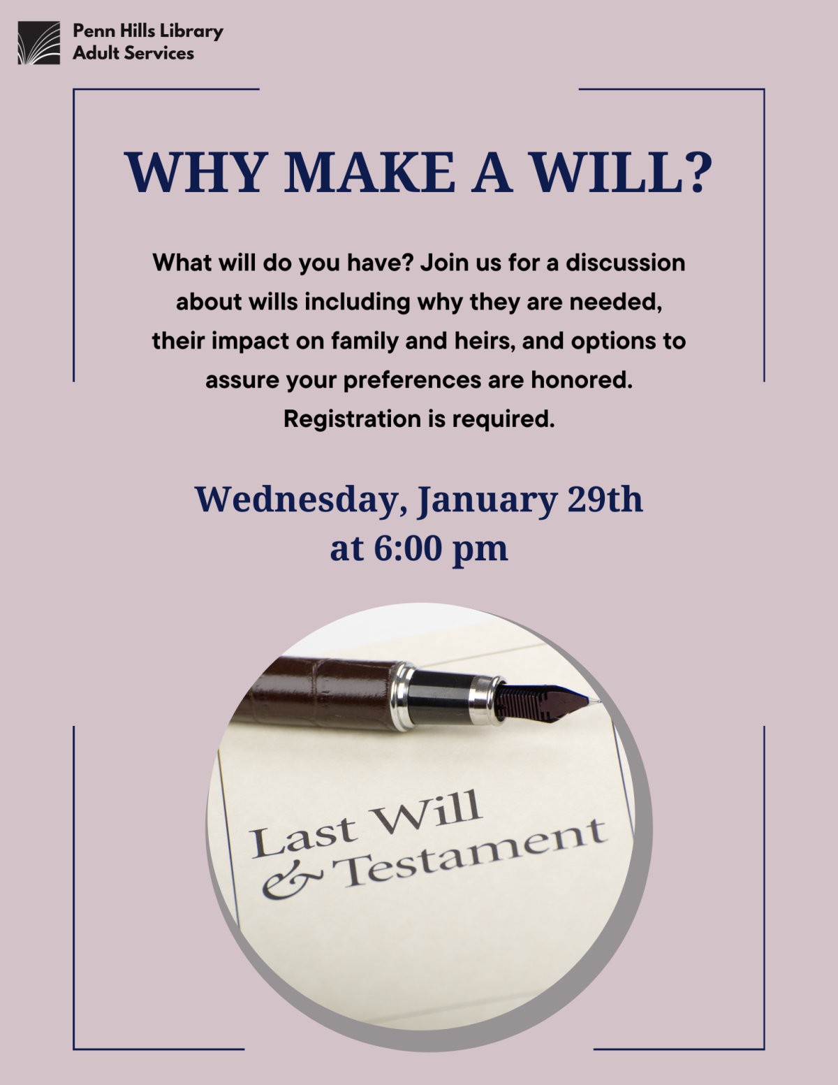 why make a will flyer