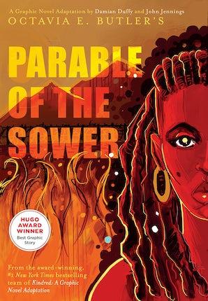 Book cover for graphic novel adaptation of the Parable of the Sower by Octavia Butler