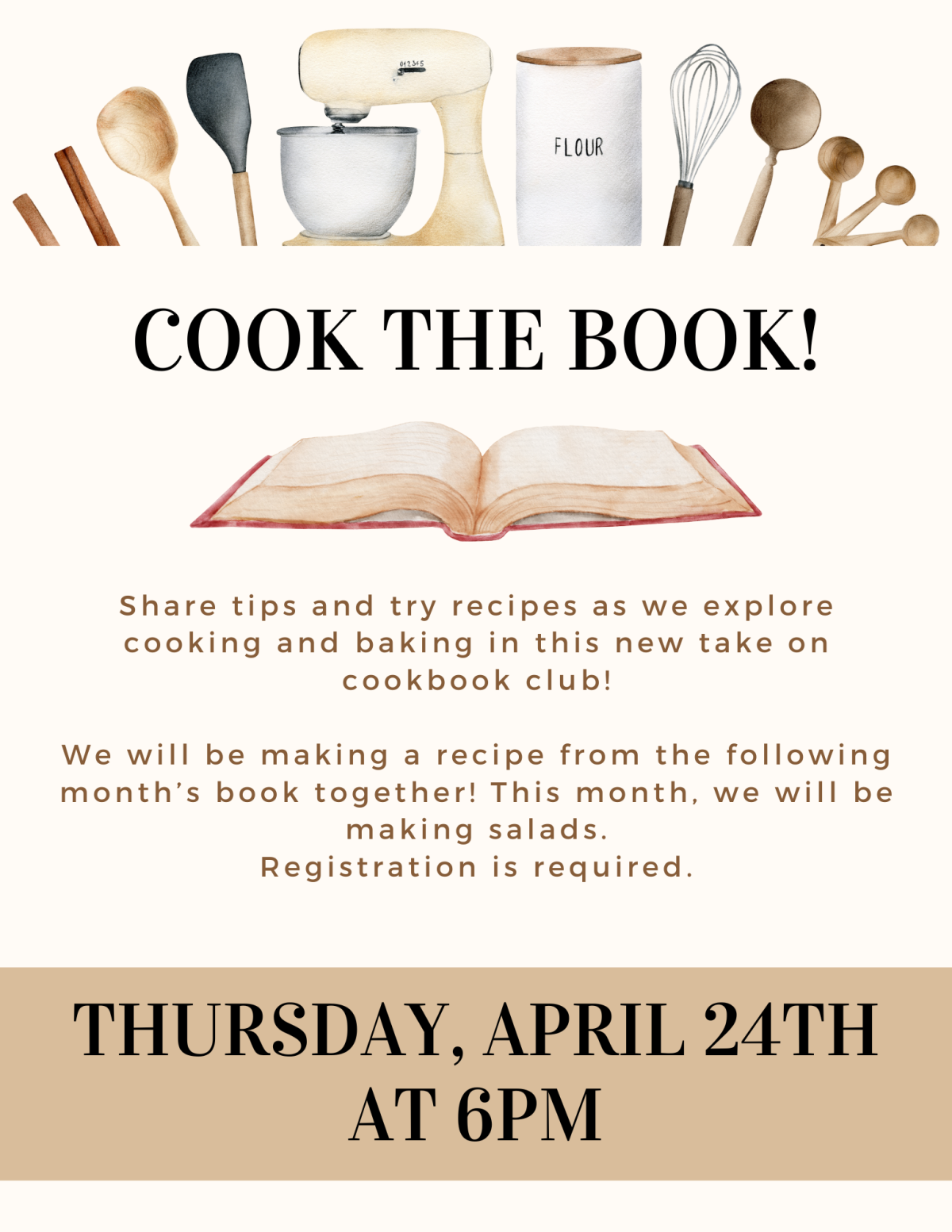 cook the book flyer