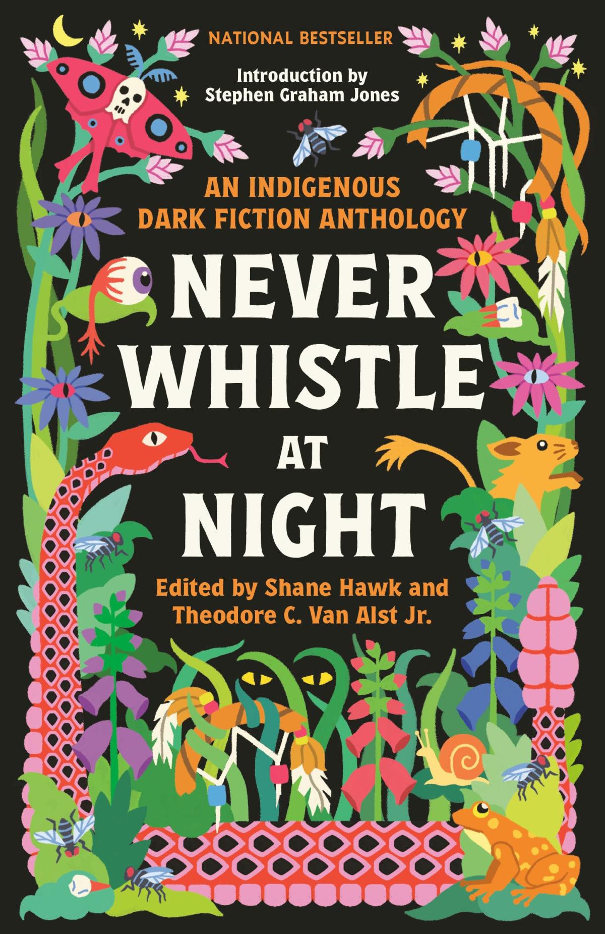 Never Whistle at Night edited by Shane Hawk book cover