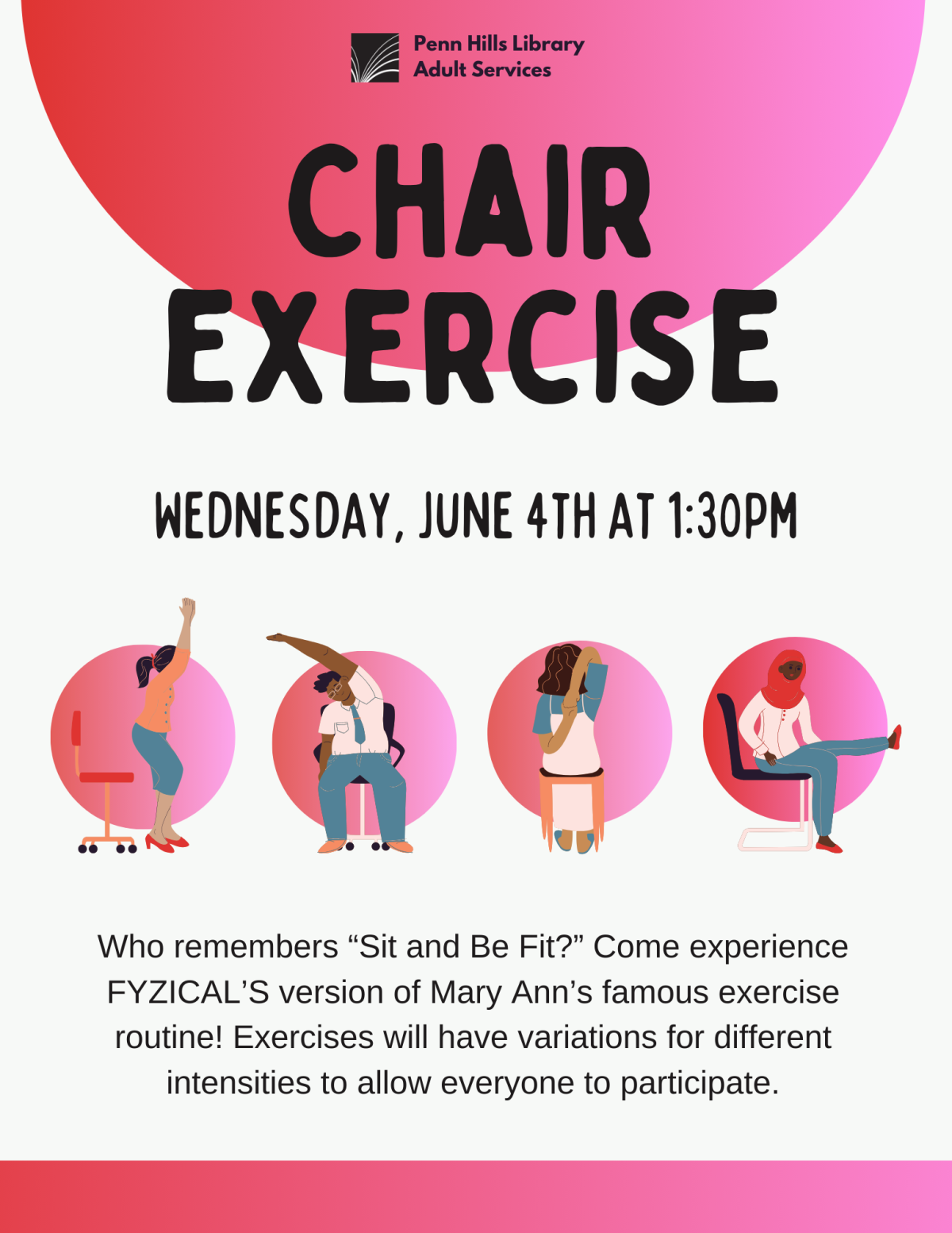 Chair Exercise Flyer