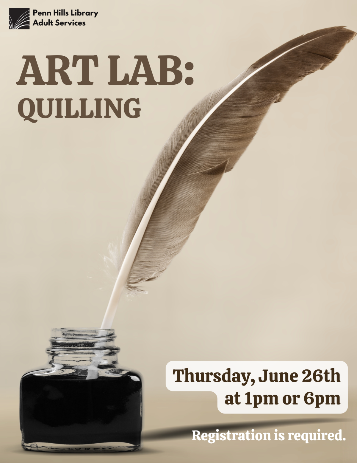 Art Lab: Quilling flyer