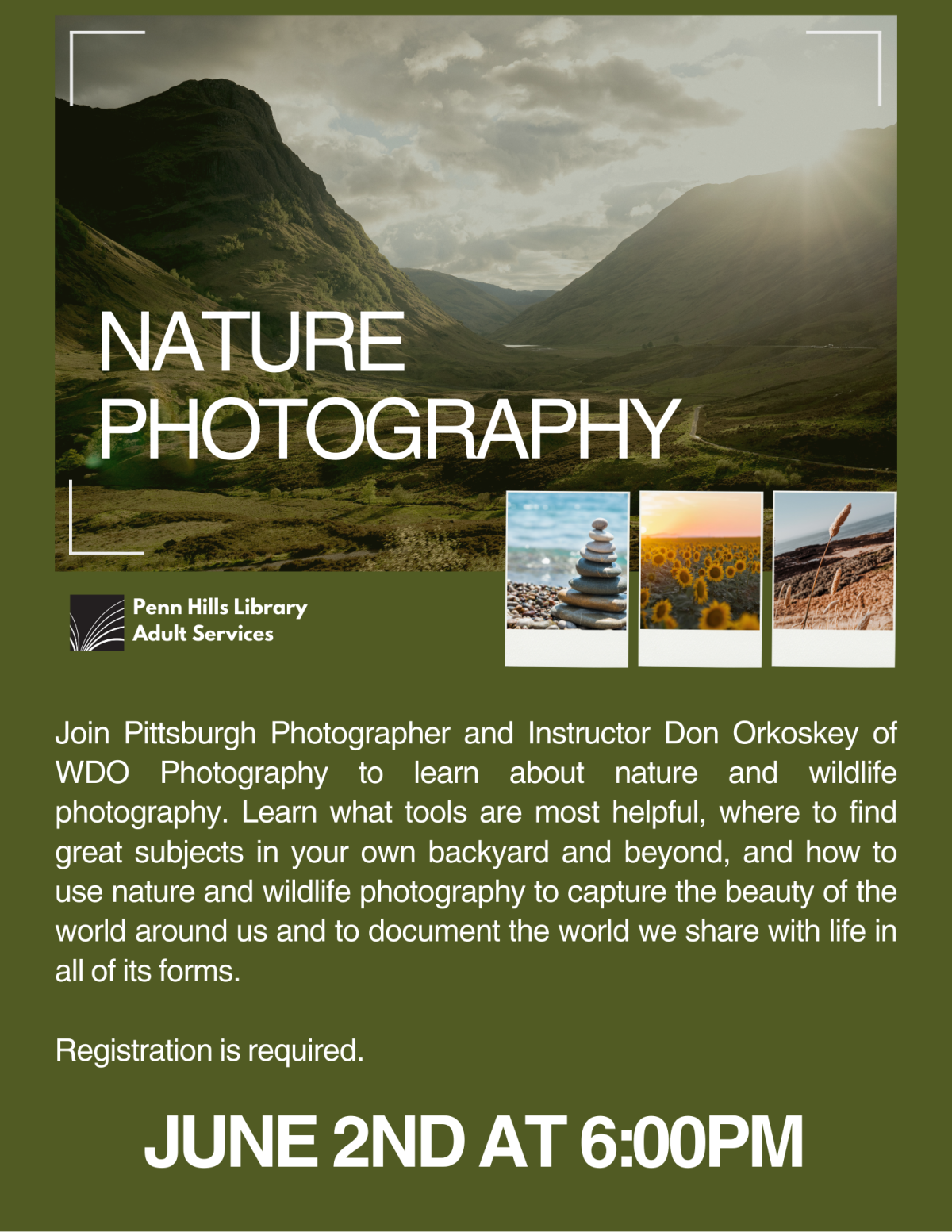 Nature Photography flyer