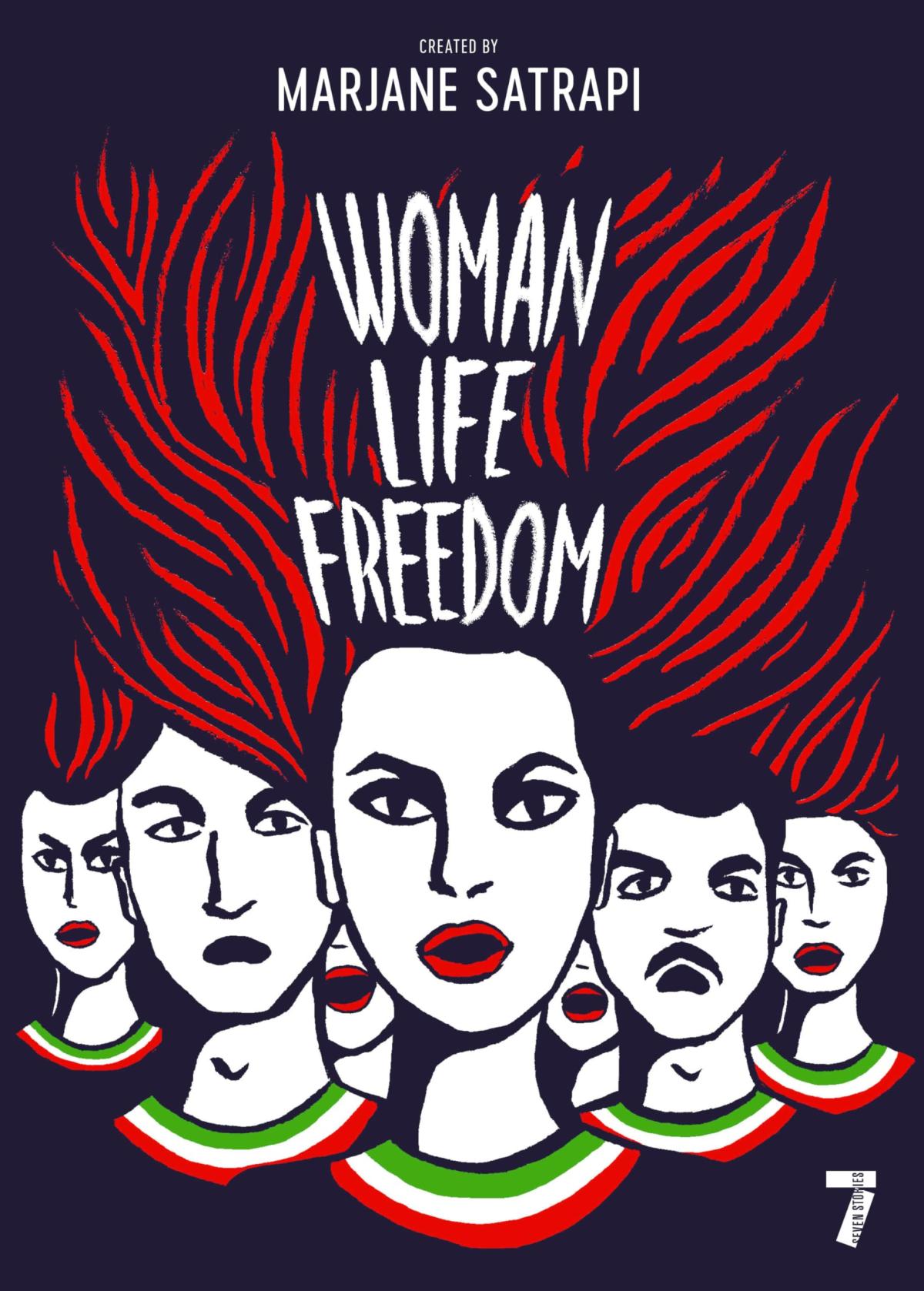 Woman, Life, Freedom by Marjane Satrapi book cover