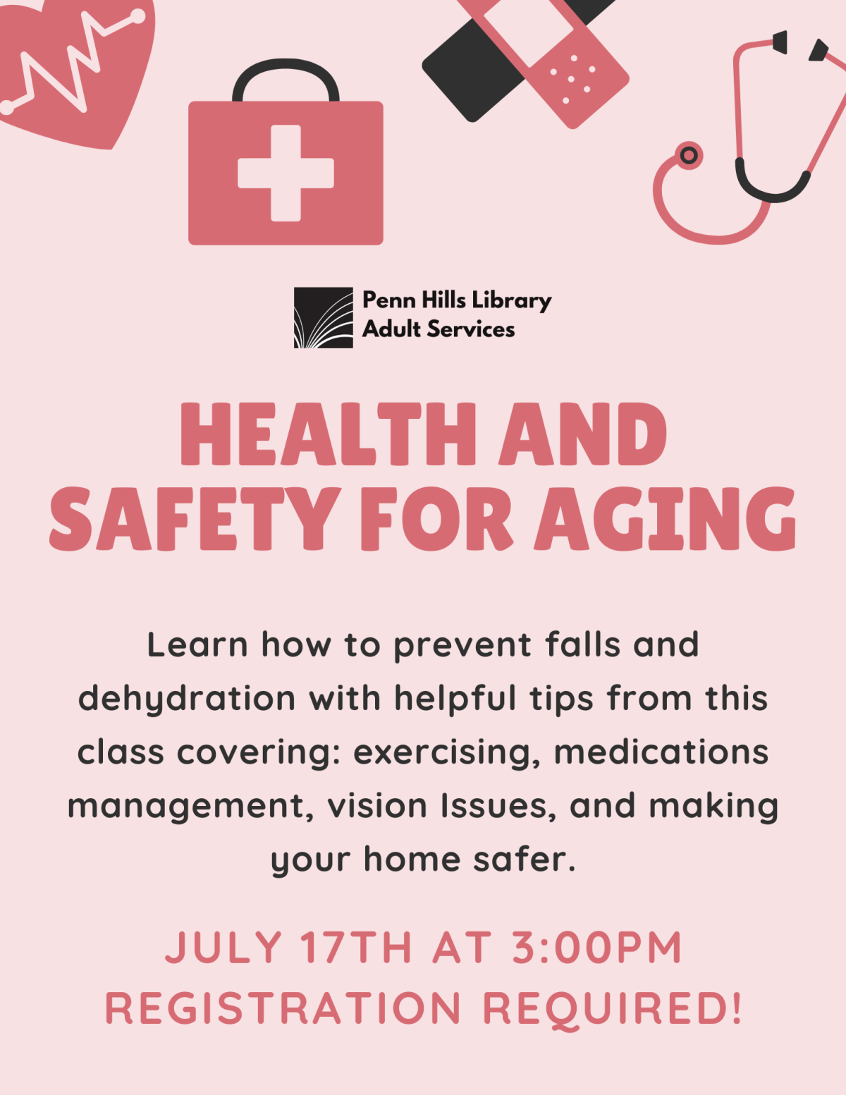 Health and safety for aging flyer
