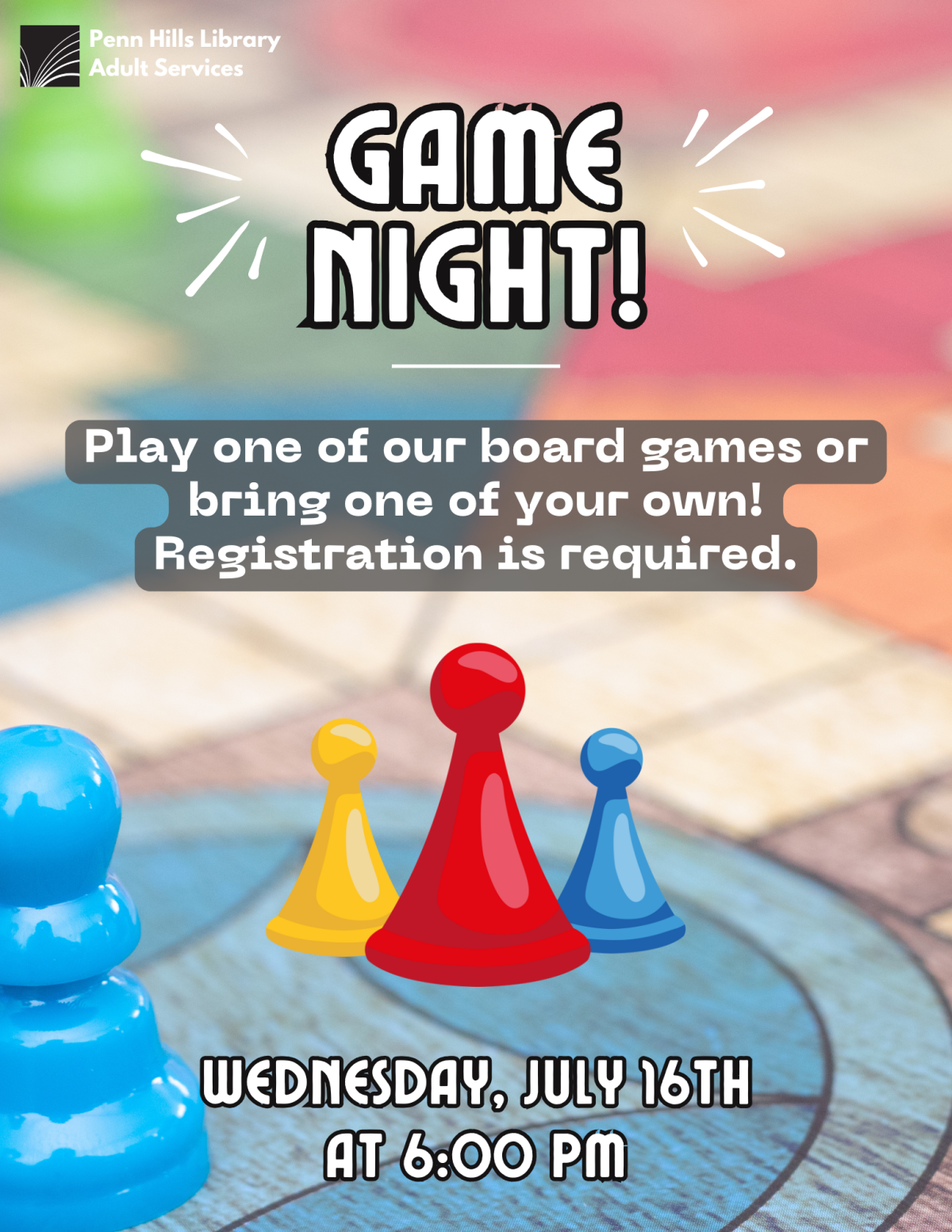 Game Night flyer