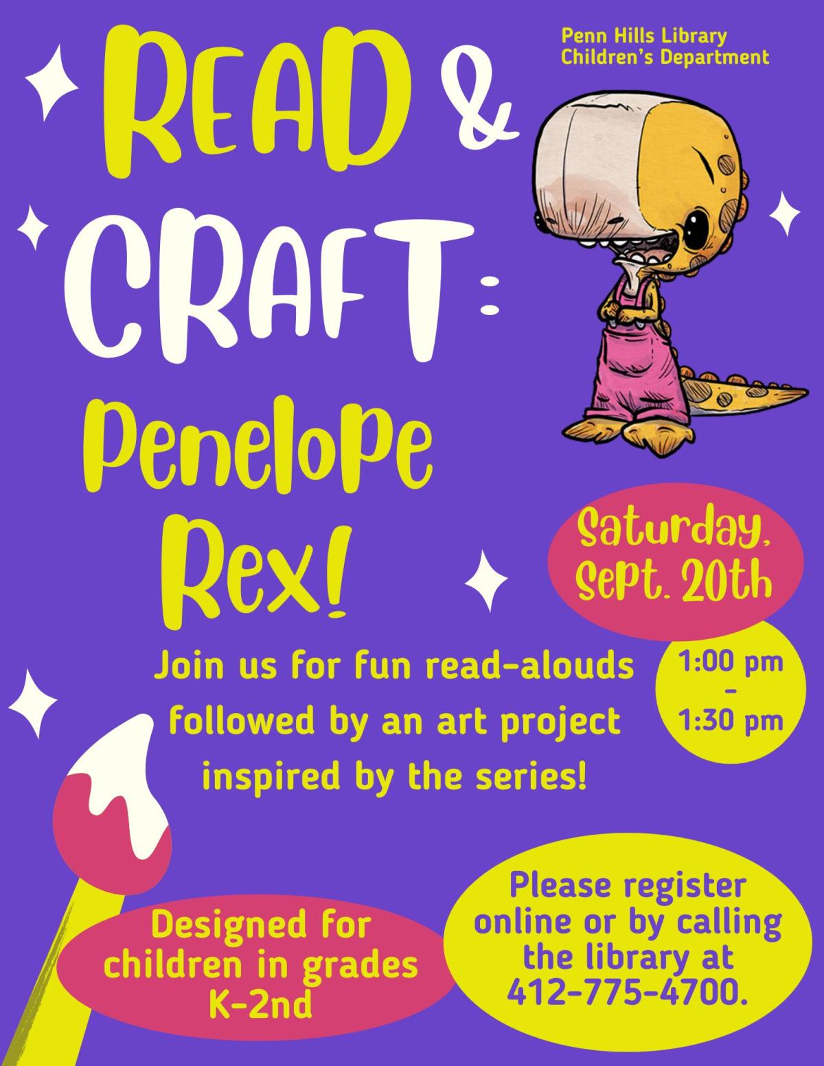 Read and Craft flyer