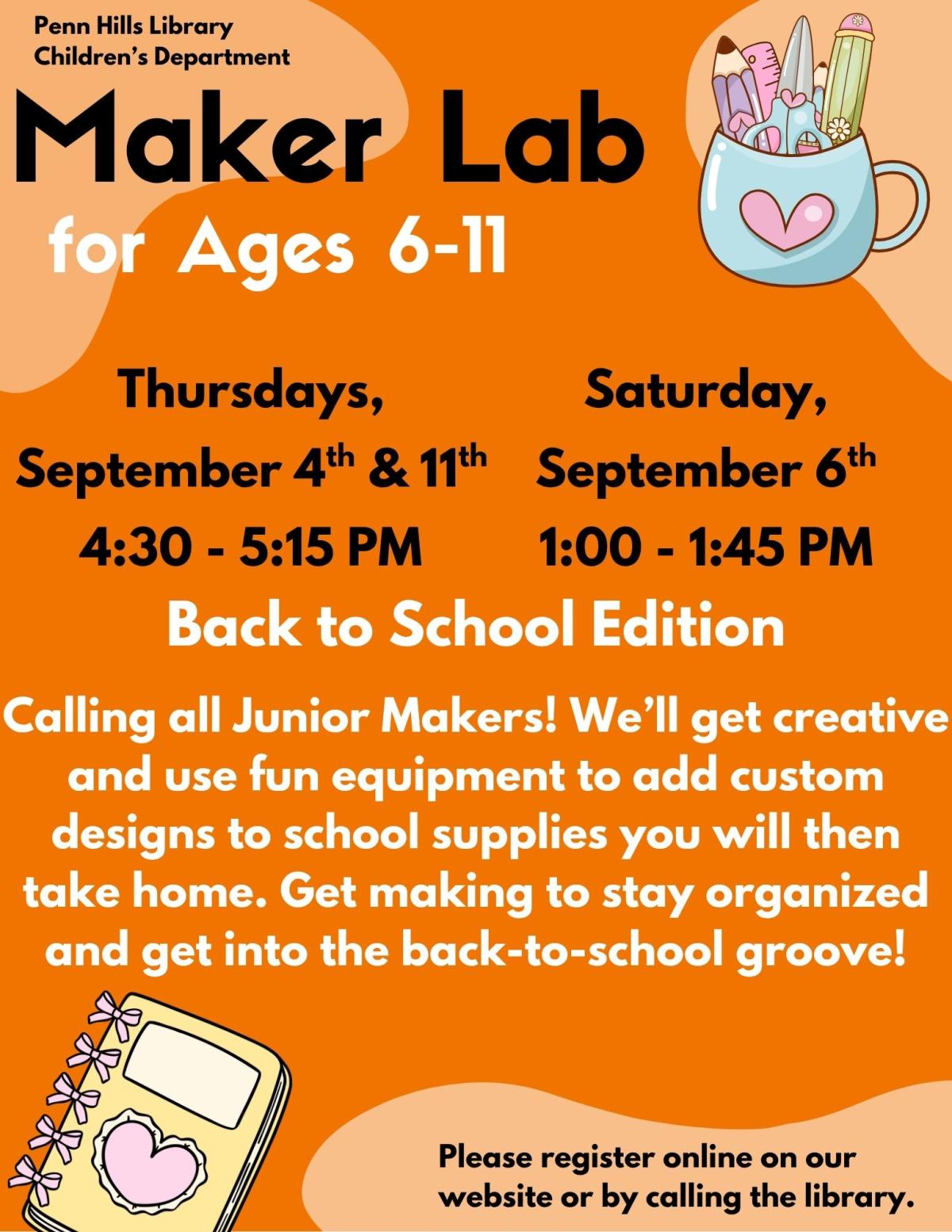 Maker Lab flyer