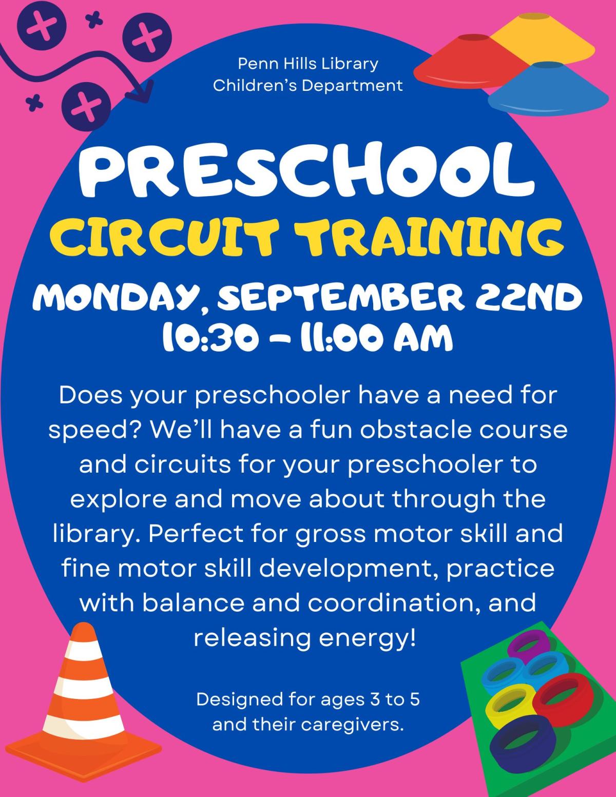 Preschool Circuit Training flyer