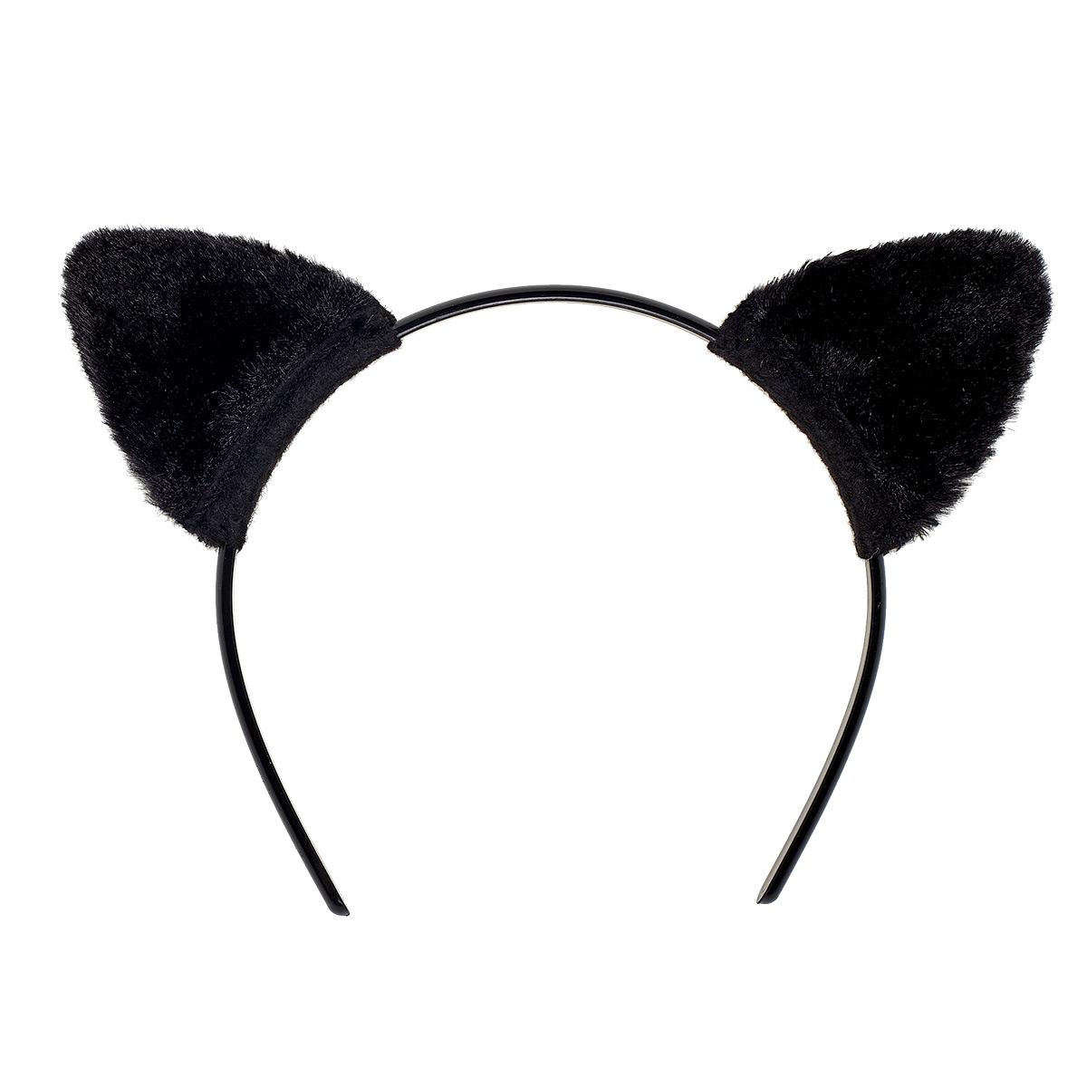 Picture of black cat ear headband