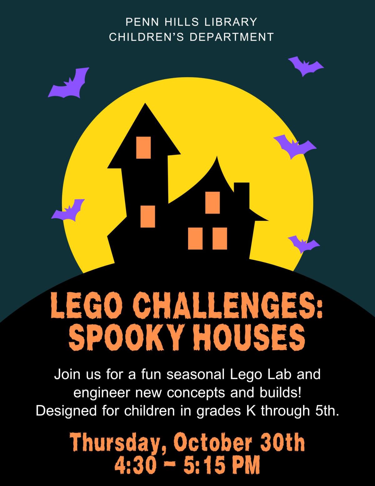 Lego Challenges flyer