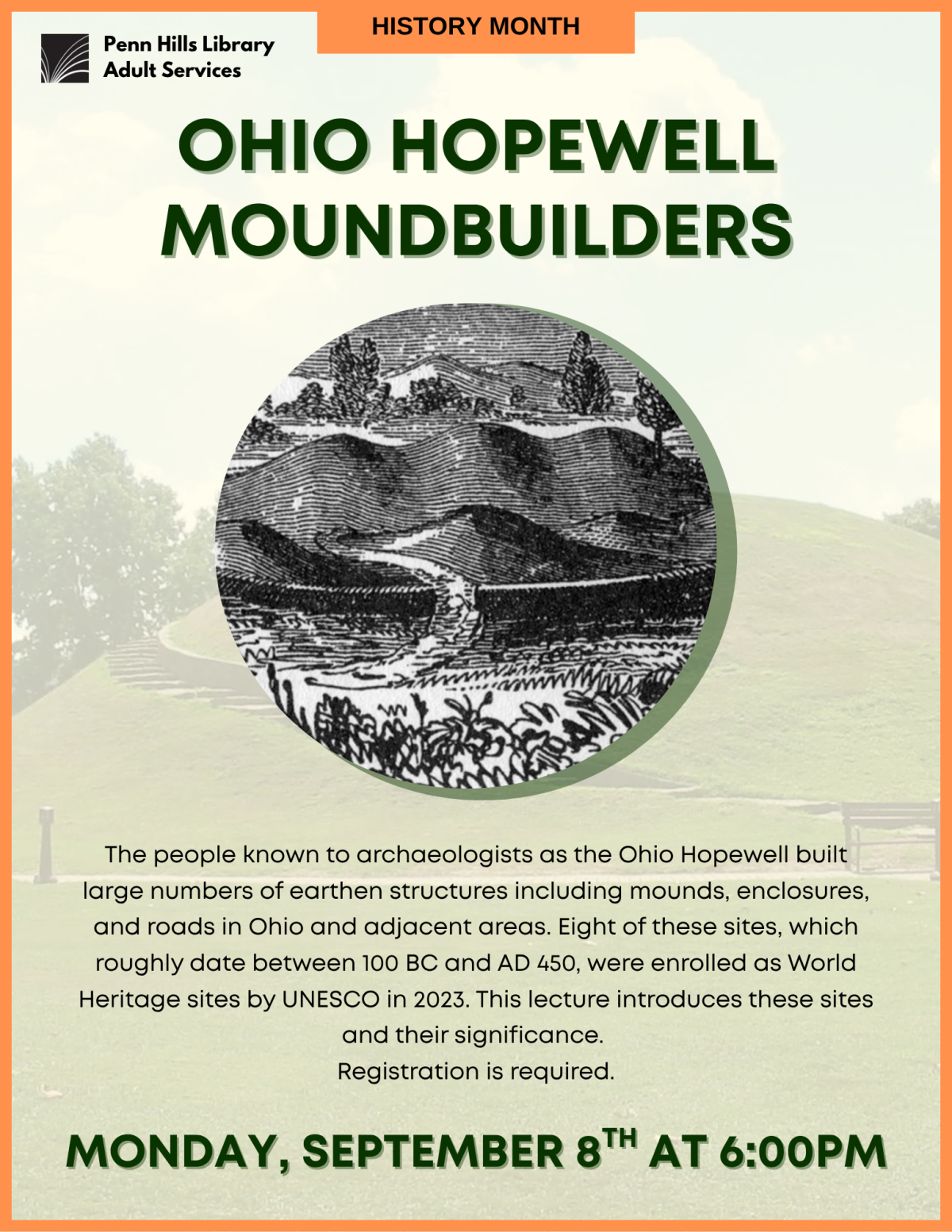 Ohio hopewell moundbuilders flyer