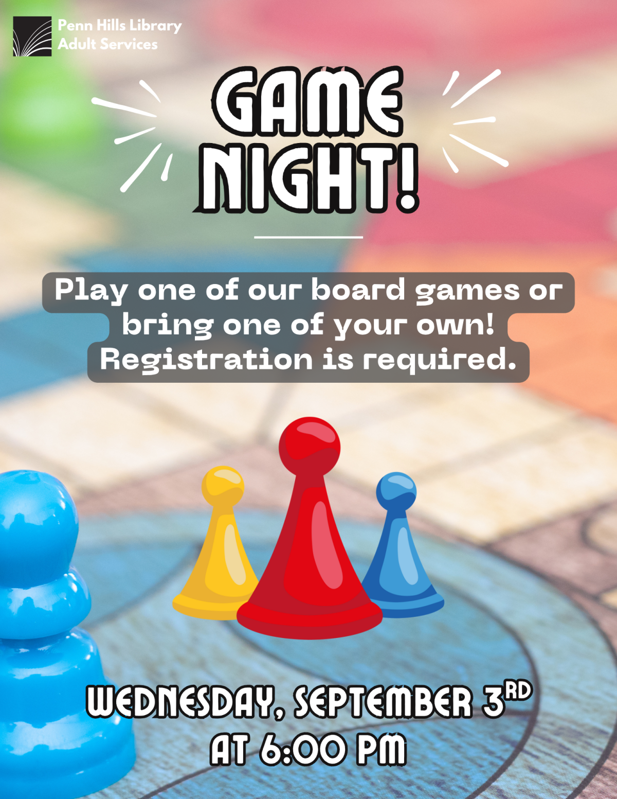 Game Night flyer