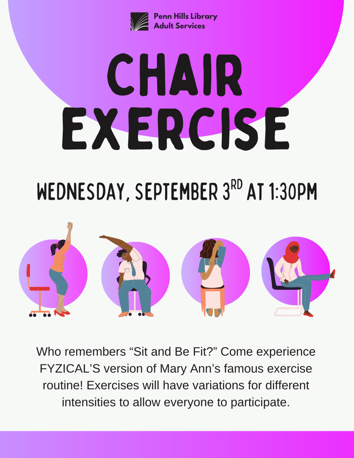 Chair Exercise Flyer