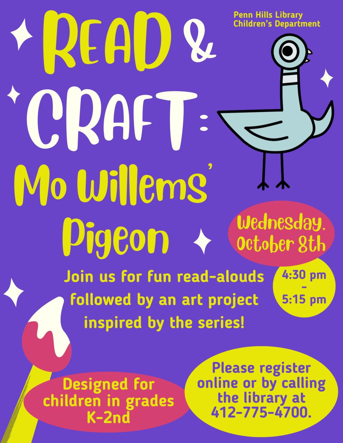 Read and Craft flyer