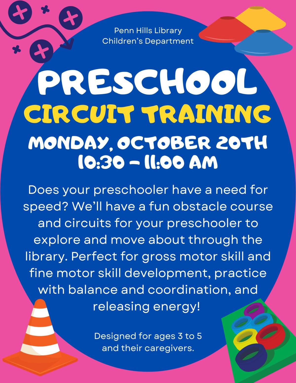 Preschool Circuit Training flyer
