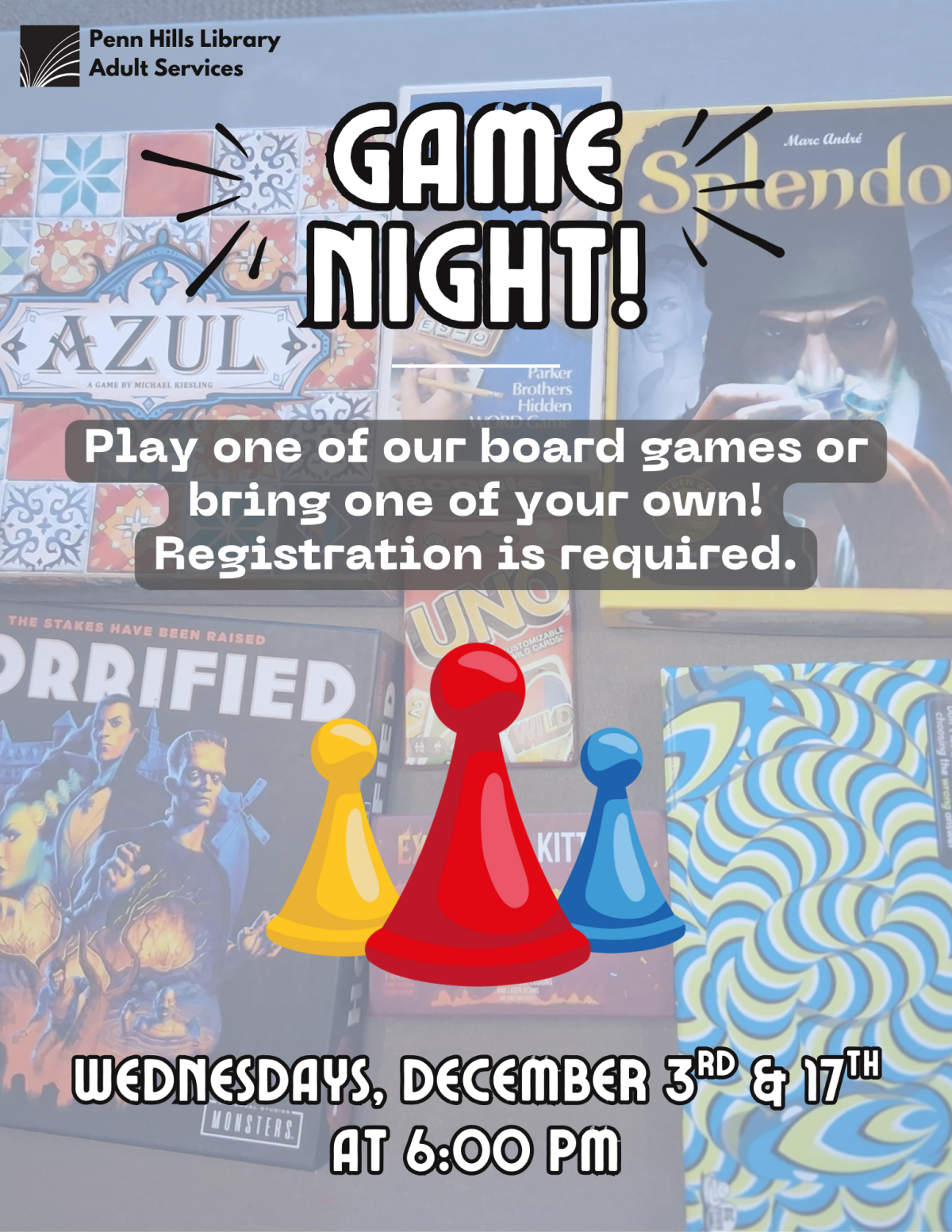 Game Night flyer